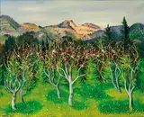 Paysage de Sanary by Moïse Kisling, 1951, Toile signée en bas à gauche et datée, sold Feb 2011
