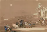 Corrida à Séville by David Roberts, Aquarelle, sold Jun 2013