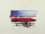 Composition by Georges Mathieu, 1958, Gouache sur papier, sold Jun 2013