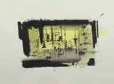 Composition by Georges Mathieu, 1958, Gouache sur papier, sold Jun 2013