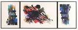 Les Elégies Majeures, 1978 Triptyque by Alfred Manessier, Lithographie en couleurs, sold Jun 2013