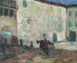 Assisi by A. Y. Jackson, 1912, oil on canvas, sold Jun 2019
