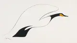 Goose by Benjamin Chee Chee, 1977, acrylic on paper, sold Jun 2019