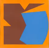 Ohne Titel by Georg Karl Pfahler, 1990, Gouache über Bleistift auf Karton, sold Nov 2019