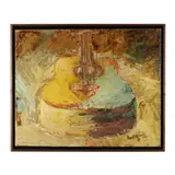 Guitar by Pascal Moscovitz, Oil on canvas, sold Jan 2023