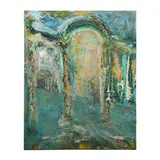 Tivol III by Horst Kohlem, Mixed media on canvas, sold Jan 2023