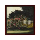 Tumbling Pink Roses by Ginny Crouch Stanford, Acrylic on canvas, sold Jan 2023