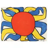 Untitled (Sun) from Our Unfinished Revolution by Alexander Calder, Lithograph in colors, sold Jan 2023