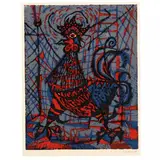 10 Grabados en Linoleo (Linoleum Engravings) (Complete Portfolio) by Enrique Climent, Complete portfolio of ten color linocuts, sold Jan 2023