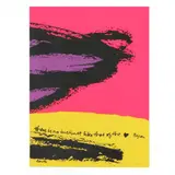 There Is No Instinct Like That of The Heart by Sister Mary Corita Kent, Silkscreen print in colors, sold Jan 2023