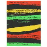There are many persons / the brilliancy of whose minds depends / on the heart by Sister Mary Corita Kent, Silkscreen print in colors, sold Jan 2023