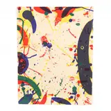 Blue Bones by Sam Francis, Lithograph in colors, sold Jan 2023