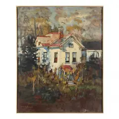 Through to Phila Street by Lucy Kettlewell, Oil on canvas, sold Jan 2023