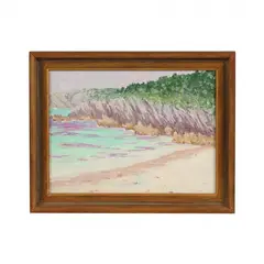 Bermuda Coast by Harry Leslie Hoffman, Oil on board, sold Jan 2023