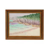 Bermuda Coast by Harry Leslie Hoffman, Oil on board, sold Jan 2023