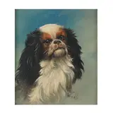 Portrait of a Cavalier King Charles Spaniel by Arthur Wardle, Oil on copper, sold Dec 2022