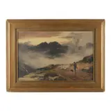 Evening Mist - Isle of Skye by John MacWhirter, Watercolor on paper, sold Dec 2022