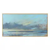 Seascape by John David Wissler, Oil on board, sold Dec 2022