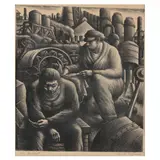 The Lockout by Paul R. Meltsner, Lithograph, sold Dec 2022