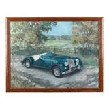 Portrait of a Morgan Plus 4 by Chip Holton, Oil on canvas, sold Dec 2022