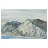 Coastal Landscape by Pavel Tchelitchew, Gouache on paper, sold Dec 2022