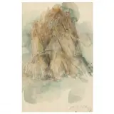 Sheaves of Wheat by Pavel Tchelitchew, Watercolor on paper, sold Dec 2022