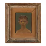 Young Ballerina by Julian E. Levi, Oil on canvas, sold Dec 2022