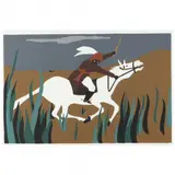 The Opener by Jacob Lawrence, Screenprint in colors, sold Dec 2022