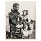 Mother and Child by Eudora Welty, 1935, Gelatin silver print (mounted as issued), sold Dec 2022