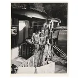 Houseboat Family, Pearl River by Eudora Welty, 1939, Gelatin silver print (mounted as issued), sold Dec 2022