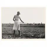 Chopping in the Fields by Eudora Welty, 1935, Gelatin silver print (mounted as issued), sold Dec 2022
