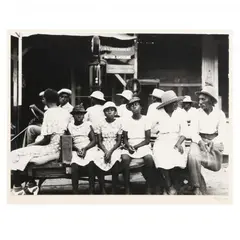 Saturday Trip to Town by Eudora Welty, 1939, Gelatin silver print (mounted as issued), sold Dec 2022