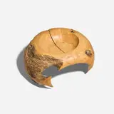 Haystack Vessel, Suspended by Stoney Lamar, 1987, rock maple burl, sold Jan 2026