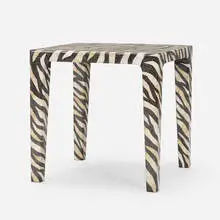 Occasional table by Maitland-Smith, c. 1975, eggshell lacquer over wood, sold Jul 2022