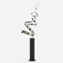 Untitled by C. Jeré, 1994, aluminum, enameled steel, sold Jul 2022