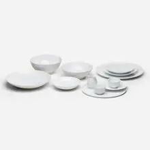 Intermezzo dinnerware by Muriel Grateau, c. 2005, glazed porcelain, sold Jul 2022