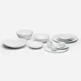 Intermezzo dinnerware by Muriel Grateau, c. 2005, glazed porcelain, sold Jul 2022