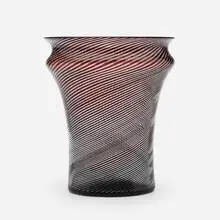 Vase by Sergio Asti, c. 1965, internally decorated glass, sold Jul 2022