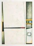 Mura Blanco by Gunther Gerzs, 1988, lithograph in colors, sold Aug 2025