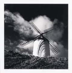 Windmill by Michael Kenna, 1996, gelatin silver print, sold Aug 2025