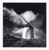 Windmill by Michael Kenna, 1996, gelatin silver print, sold Aug 2025