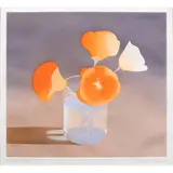 California Poppies by Mark Adams, 1981, etching with aquatint in colors, sold Aug 2025
