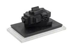 Sky Piano" Assemblage by Louise Nevelson, 1973, acrylic base, sold Oct 2026