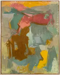 No. 3 by Esteban Vicente, 1960, Oil on Canvas, sold Oct 2026