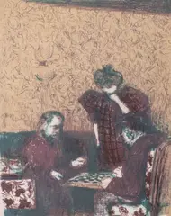 La Partie de dames by Édouard Vuillard, 1899, Lithograph in Colors, sold Oct 2026