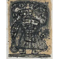 Untitled by Akira Kito, lithograph, sold Aug 2025