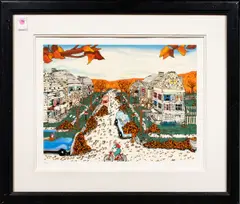 Untitled by Linnea Pergola, serigraph, sold Aug 2025
