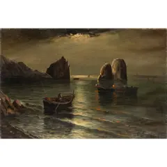Untitled by Giuseppe Musumeci, oil on canvas, sold Aug 2025