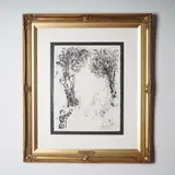 Lithograph on Paper by William Shakespeare The Tempest, A poetic and haunting lithograph from Marc Chagall's celebra, sold Oct 2025
