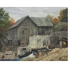 Untitled by Eddie Devlin, oil on canvas, sold Sep 2025